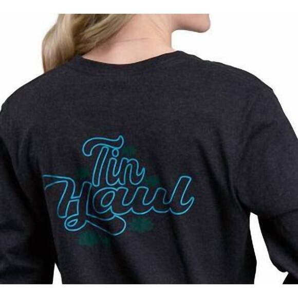 NEW TIN HAUL long sleeve knit shirt in black - Picture 2 of 2